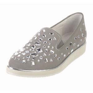 Donald J Pliner Women's Betina Platform Embellished Beige Loafers Shoes 10.5